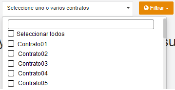seleccionar contrato