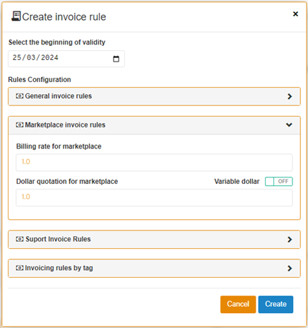 creating marketplace rule