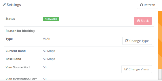 circuit card settings