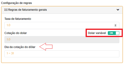 dólar variável