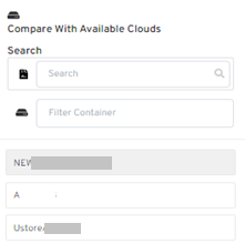 container conectado na plataforma uCloud