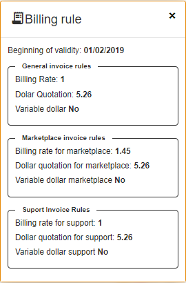 billing rules detail