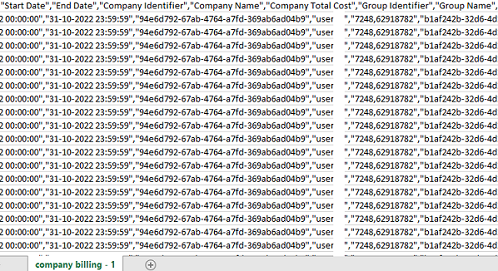 datos csv