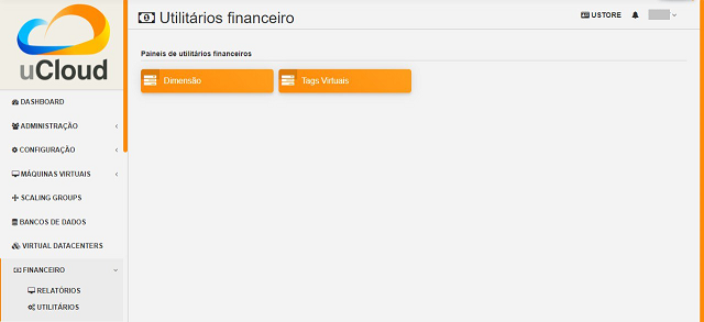 Financeiro Dimensão_menu_financeiro