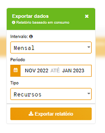 Modal exportar